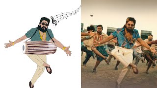 Pushpa Pushpa song | Pushpa 2 | Telugu songs | Pushpa 2 songs | Allu Arjun | Rashmika | memes