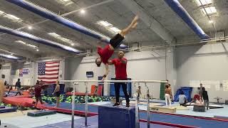 Kyler Hinson | Level 10 | Parallel Bars | July 2022 | Region 8 Elite Camp