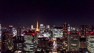 東京湾岸夜景 ドローン空撮