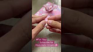 Origami Asmr Folding Cherry Blossom Paper Crane Simple and Easy Steps