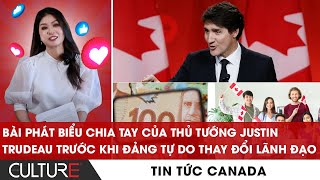 🔴 Thuyết Minh: Bài phát biểu chia tay của Thủ tướng Justin Trudeau| TIN CANADA SÁNG 11/3