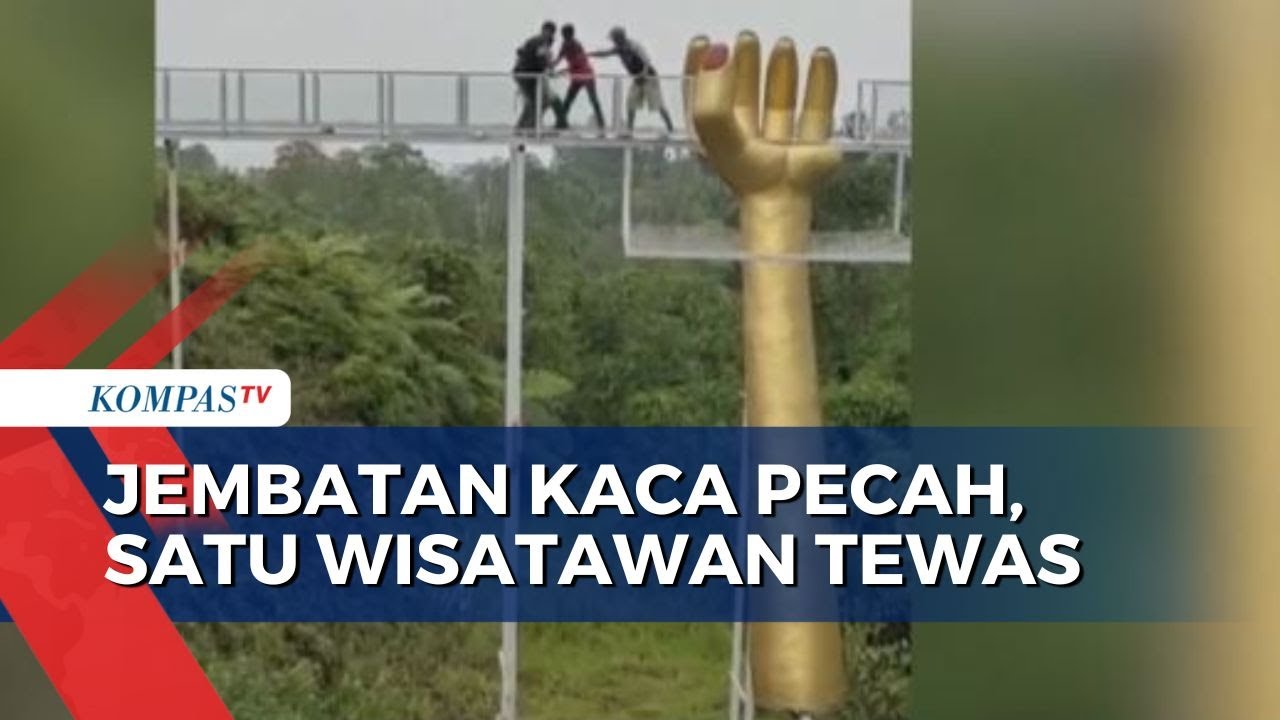 Jembatan Kaca Setinggi 15 Meter Di Banyumas Pecah, Dua Wisatawan Jatuh ...