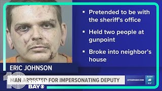 Man arrested after holding couple at gunpoint while posing as Citrus County deputy