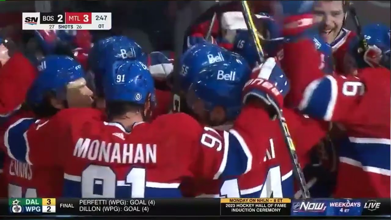 Habs Finally Beat The Bruins-1st Win In 4 YEARS - YouTube