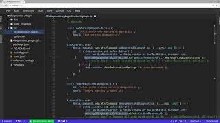 Diagnostics plugin API in Theia