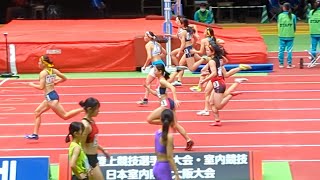 予選 U16 U18 女子60m 日本室内陸上2025