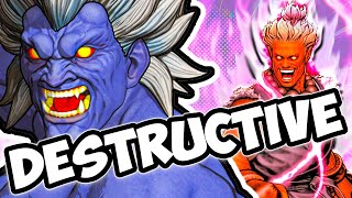 STREET FIGHTER : 4 DESTRUCTIVE STAGES OF AKUMA