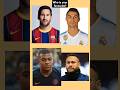 Messi vrs Ronaldo vrs Mbappe vrs Neymar #messi #ronaldo #neymar #mbappe