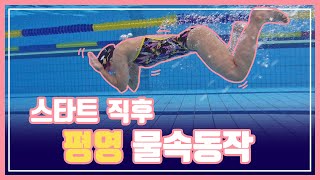 #3 평영스타트후 물속동작 (Breast Stroke underwater Pullout)