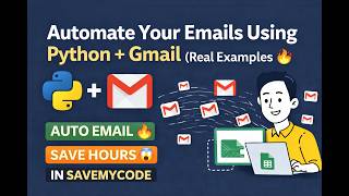 Sending EMAILS with PYTHON: 5 min tutorial (Real Examples) #automation #education