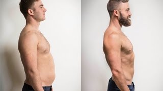 FITNESS TIME-LAPSE: 145 Days In 48 Seconds, Weight Loss, Muscle Gain, Six Pack Abs & Beard