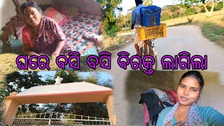 ଘରେ ବସି ବସି ବିରକ୍ତ ଲାଗିଲା ।।#minivlog #vlog