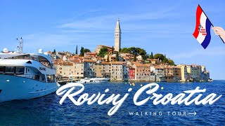 ROVINJ CROATIA Walking Tour 4K