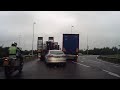 lorry vs car copdock roundabout