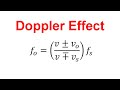 How to Solve Doppler Effect Problems in Physics