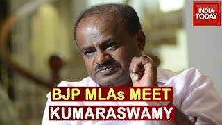 2 BJP MLAs Meet Ex-CM Kumaraswamy Over Dissent From BSY