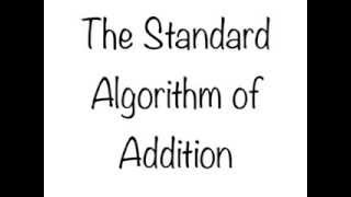 Standard Addition Algorithm