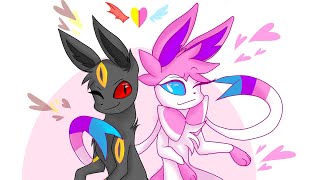 Sylveon❤ × Umbreon🌙 / Eeveelutions / A festa.