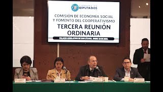 EN VIVO / Reunión Ordinaria de la Comisión de Economía Social y Fomento del Cooperativismo