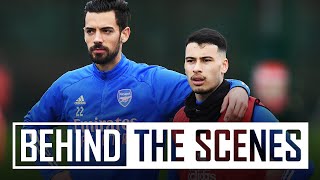 Pepe scores a solo goal & Martinelli is back | Behind the scenes at Arsenal training centre