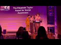 elizabeth taylor award presented to peyton elizabeth lee joshua rush sofia wylie and asher angel.