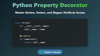Python Property Decorator: Getters, Setters & More! 🚀