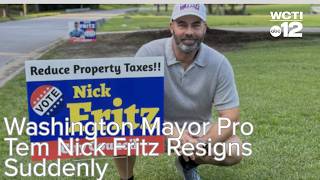 Washington Mayor Pro Tem Nick Fritz Resigns Suddenly