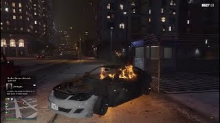 How to drive a blown up car - Gta online