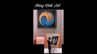 String wall art| How to | Craft Ideas | Crafty Boutique