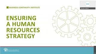 Ensuring a Human Resource Strategy