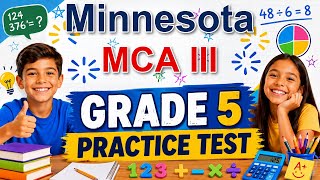 Minnesota MCA III Grade 5 Math Practice Test | Testinar