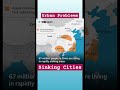 Sinking Cities in China- Urban Problems #china #upsc2024 #shorts