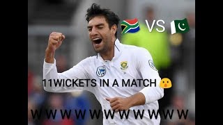 Duanne Olivier 5-5 wicket in both innings SA VS PAK // 6 wickets in 1st innings and 5 in 2nd innings