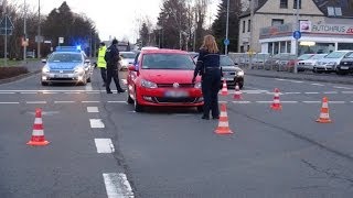 14-jähriges Mädchen ging über Rot wurde von PKW erfasst in Sankt Augustin am 29.01.2014