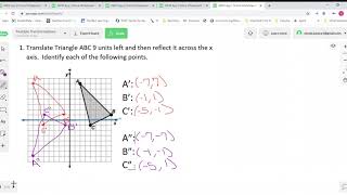 Geometry Multiple Transformations