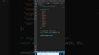 JavaScript Array slice() method - JavaScript Tutorial for Beginners