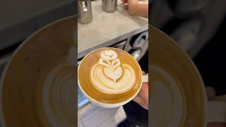 Flower latte art #coffee #youtubeshorts #shorts #viralvideo