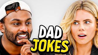 Dad Jokes | Don't laugh Challenge | Sath vs Peyton | Raise Your Spirits