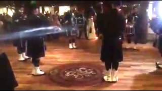 NYPD Pipes and Drums plays a wedding at Riviera in Massapequa 9-23-2016