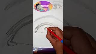 Eye shading| Perfect Eye drawing| basic knowledge of eye draw with shading style #yearsofyou #shorts