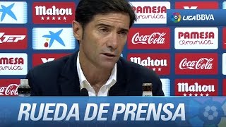 Rueda de prensa de Marcelino García Toral tras el Villarreal CF (2-1) Sevilla FC