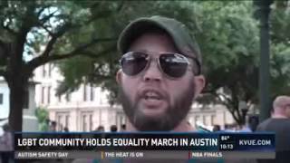 KVUE Covers Rep. Doggett on Austin LGBTQ Rally