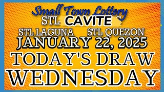 STL CAVITE, STL LAGUNA, STL QUEZON TODAY DRAW  JANUARY 22, 2025