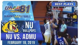 UAAP 81 Jrs Basketball: Quiambao, Tamayo lead NU past Ateneo for Game 1 win | NU | Best Plays