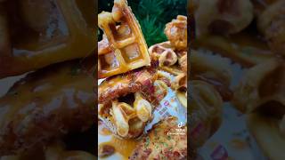 VLOGTOBER!!! Chicken and waffle cupcakes. Brunch anyone?? #foryou #fyp #shorts #vlogtober