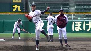 【甲子園練習】乙訓（おとくに）京都（初出場）第９０回選抜高校野球大会