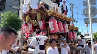 令和元年 7月12日 大阪市 平野区 杭全神社 日中 ［野堂北組 野堂南組 野堂東組 市組 流組 ］