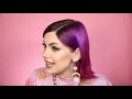 how to dye my hair purple ombre with a shadow root at home