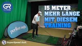 15 METER MEHR LÄNGE MIT DIESEM TRAINING!? - SUPER SPEED GOLF