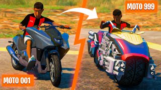 TRANSFORMEI MOTOS NORMAIS em SUPER MOTOS no GTA 5